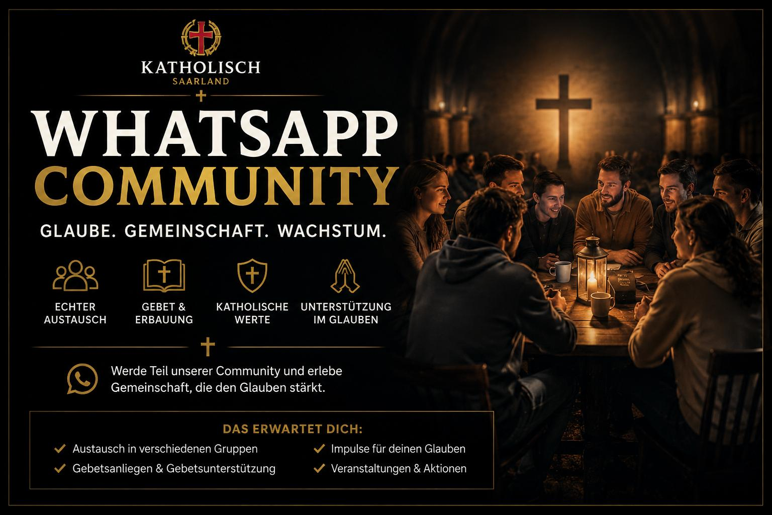 WhatsApp Community — junge Katholiken im Austausch